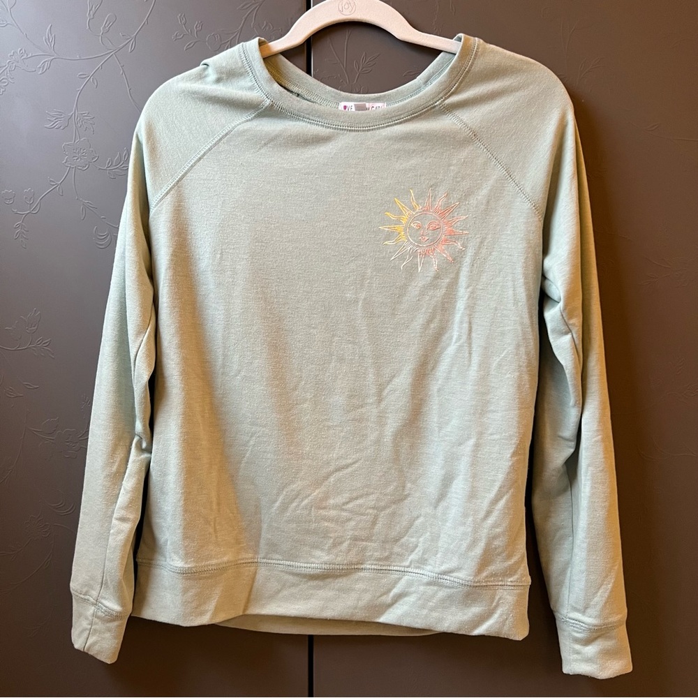 Kids Love, Glam Girl Long Sleeve T-Shirt Stitch Fix Teal Sun Size XL